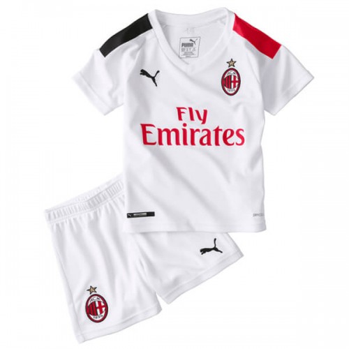 AC Milan Fodboldtrøjer Børn Udebanesæt 2019/20 Kort ærmer AC Milan Fodboldtrøjer Børn Udebanesæt 2019/20 Kort ærmer